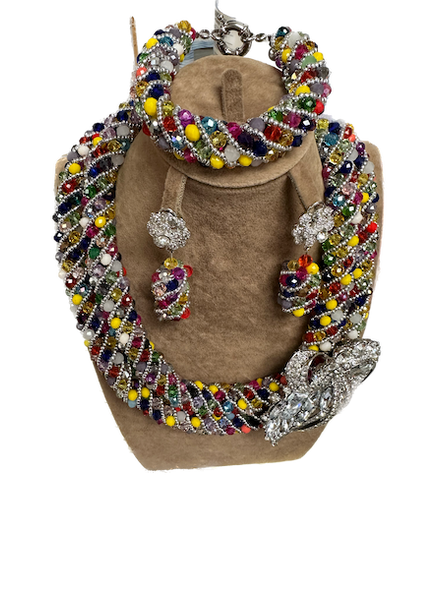 African Jewelry # 2 R Blue African Jewelry # 2 R Blue