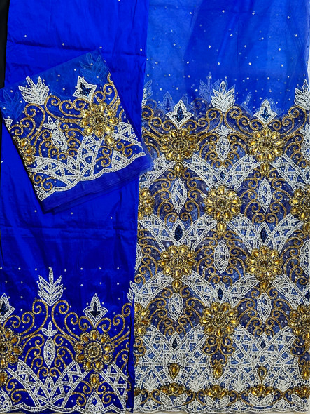  First Lady Net + Silk Wrapper R.BLUE 101
