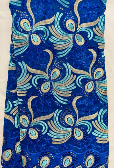 Voile Lace #33 (Royal blue)