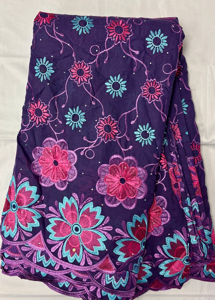 Voile Lace 57 (Purple) - Aaron International