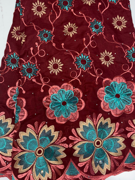 Voile Lace 60 (Maroon)