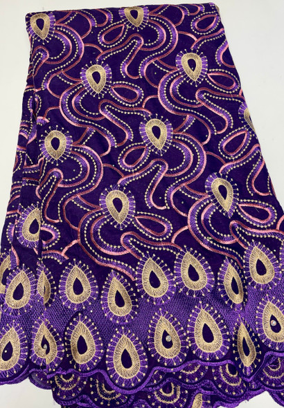Voile Lace 57 (Purple) - Aaron International