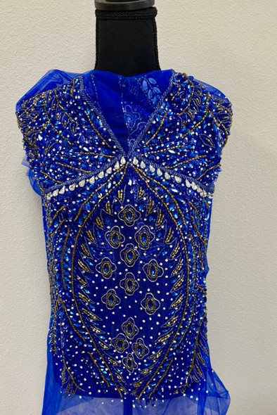 Heavy beaded blouse fabric #3