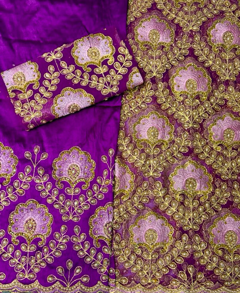 Net + Silk Wrapper 220 Purple 