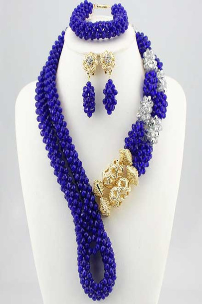 African Jewelry # 5 (Royal Blue )