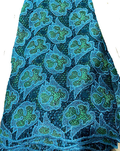 New Cord Lace # 10 (Teal)