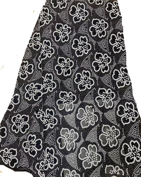 French Lace # 17 (Black/White)