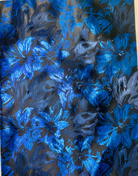 Sego Headtie 3D Damask Blue 62