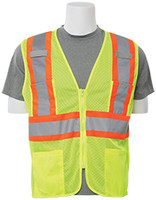 Safety Vest Class 2 with zipper 6 pockets