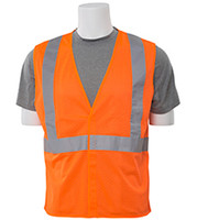 Class 2 Economy Mesh Vest Orange Large