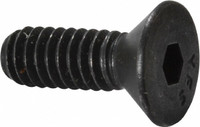 3/8-16X 1 Flat Socket Cap Screw Hex Drive Black Oxide Finish Alloy Steel ASTM F835 (100pc/Box)