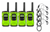 Motorola T600 Two-Way Radio 4-Pack with Earpieces