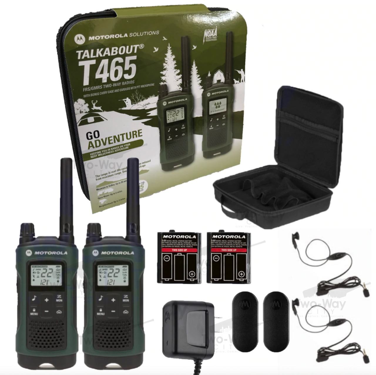 Motorola T605  2 Pack of Motorola T605 Walkie Talkies