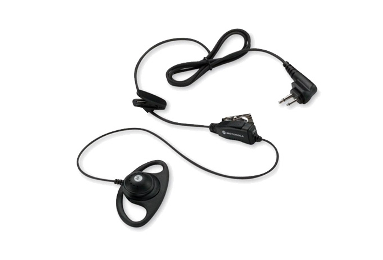 Motorola 56517 D-Ring Earpiece with In-line Clip PTT Mic Two-Way City