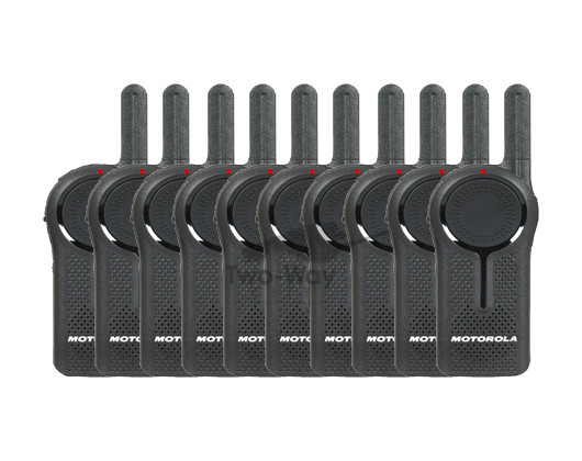 Cuffia Con Tubo Trasparente E PTT Per Radio Motorola DLR1020, DLR1060 E Simili