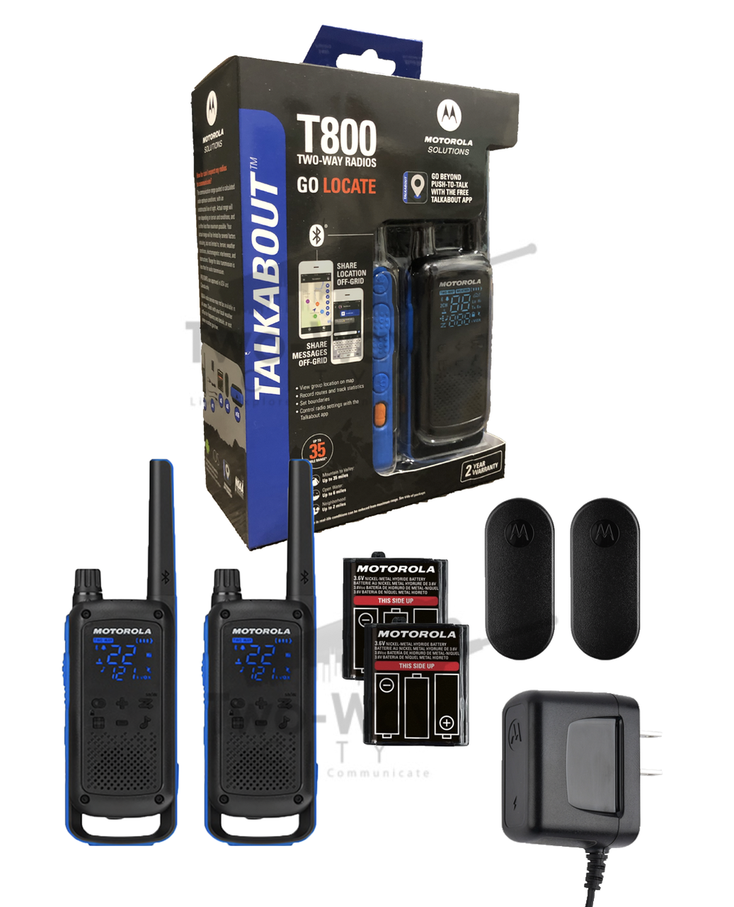 Motorola Talkabout T800 Two Way Radio 8-Pack