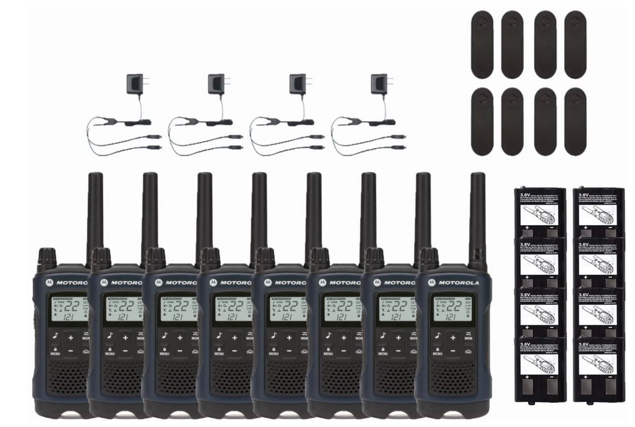 Motorola Talkabout T460 Two-Way Radio 8-Pack Two-Way City