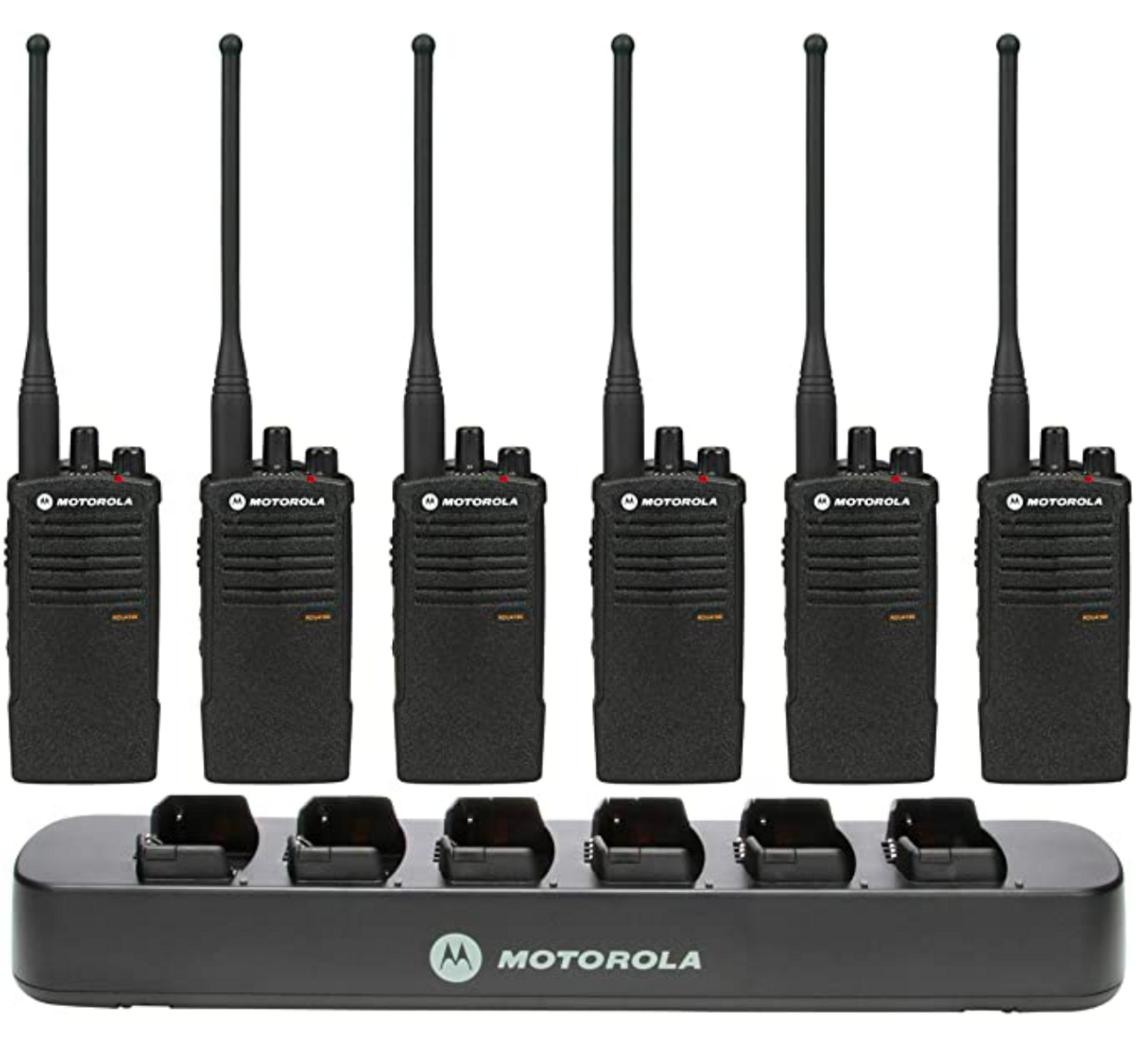 Motorola RDU4100 Business Two Way Radio 6-Pack with Bank Charger Two-Way  City