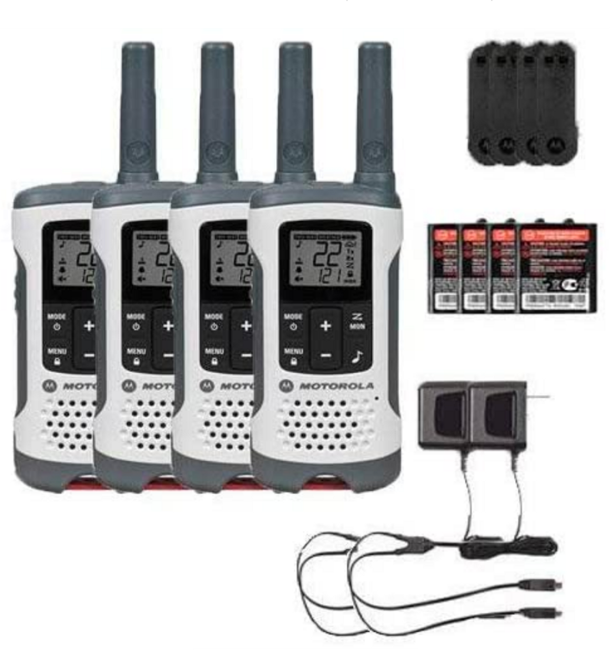Motorola Talkabout T260 Two Way Radio 4-Pack Two-Way City