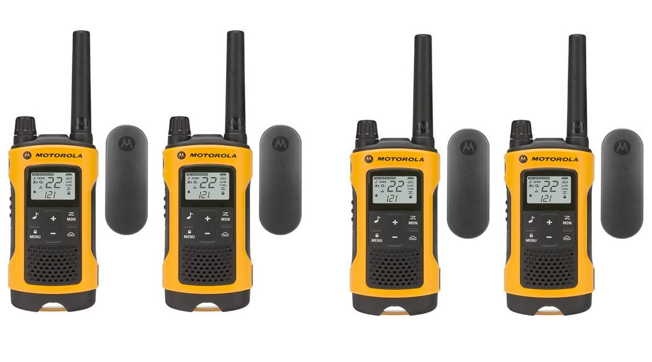 Motorola T402 Two Way Radio 4 Pack