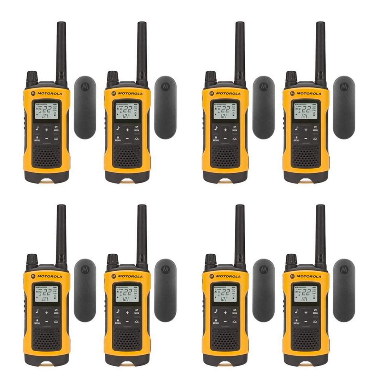 Motorola T402 Two Way Radio 4 Pack