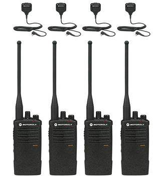 Motorola RDU4100 UHF Two Way Radio 4-Pack Motorola RDU4100 UHF Two Way Radio 4-Pack