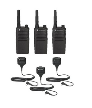 Motorola RMU2040 UHF Two Way Radio with Speaker Mics 3-Pack Motorola RMU2040 UHF Two Way Radio with Speaker Mics 3-Pack