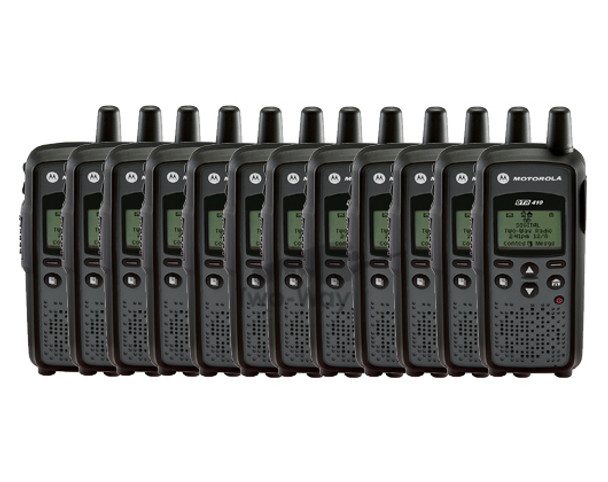 Motorola DTR410 Digital Two Way Radio 12-Pack