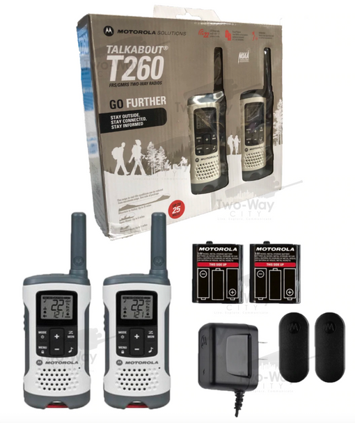 Motorola T260 Two Way Radio Two Pack