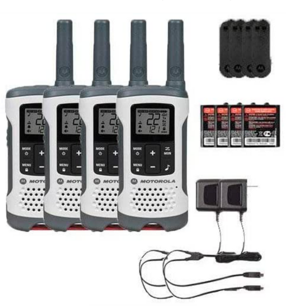 Motorola T260 Two Way Radio 4-Pack