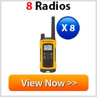 Motorola T402 Two Way Radio 4 Pack