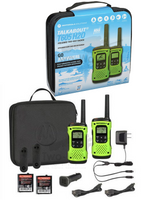 Motorola T605 Two-Way Radio 2-Pack with Accessories