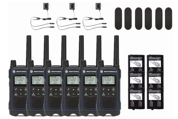 Motorola Talkabout T460 Two-Way Radio 6-Pack Two-Way City