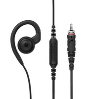 Motorola Swivel Earpiece with Inline PTT for CLPe Series Radios (Short Cord) - PMLN8125