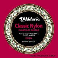 D'addario EJ27N Nylon Strings
