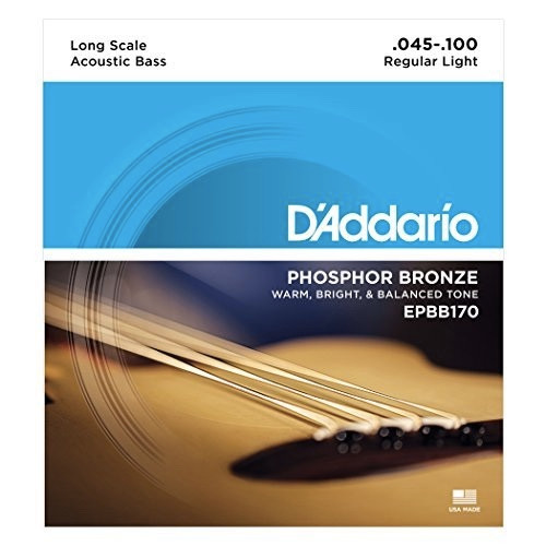D'addario Phos Bronze Acoustic Bass Guitar Strings 