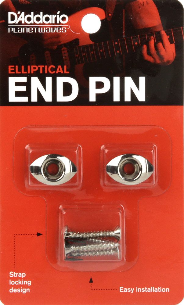 Planet Waves Chrome Elliptical End Pins