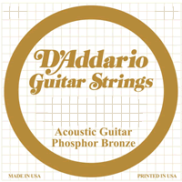 D'addario Ball End Phosphor Bronze Single Strings