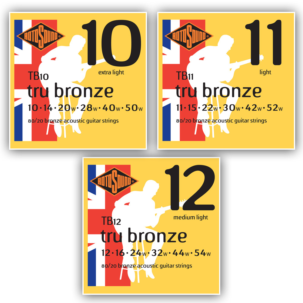 Rotosound Tru bronze Acoustic Guitar Strings