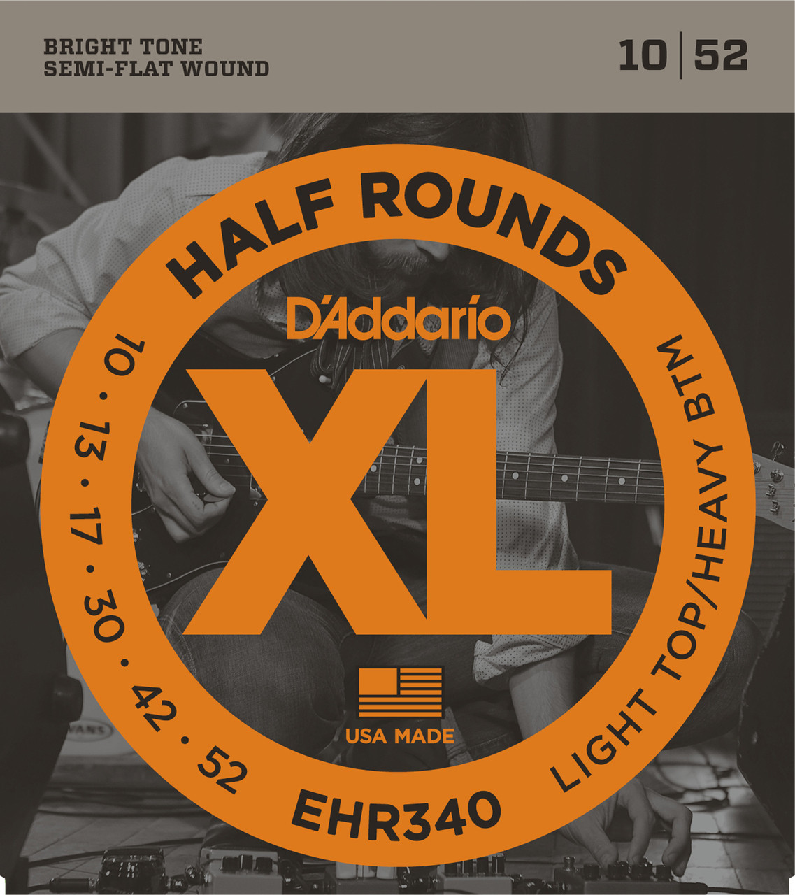 Daddario EHR340 Half Rounds Electric Guitar Strings