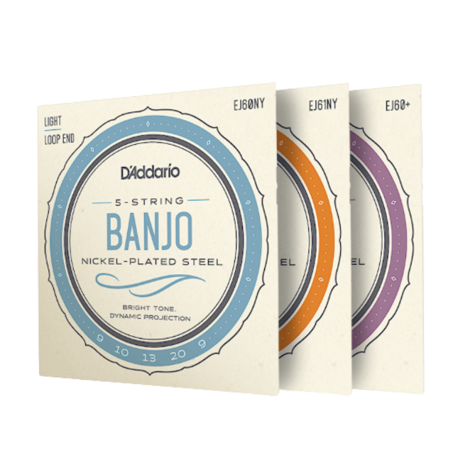 D'Addario Nickel Wound Banjo Strings Ireland