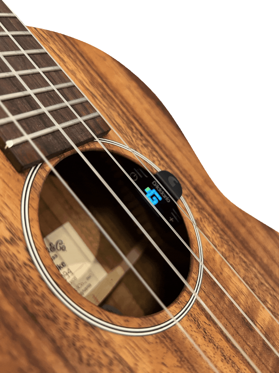 D'addario Ukulele Soundhole Tuner