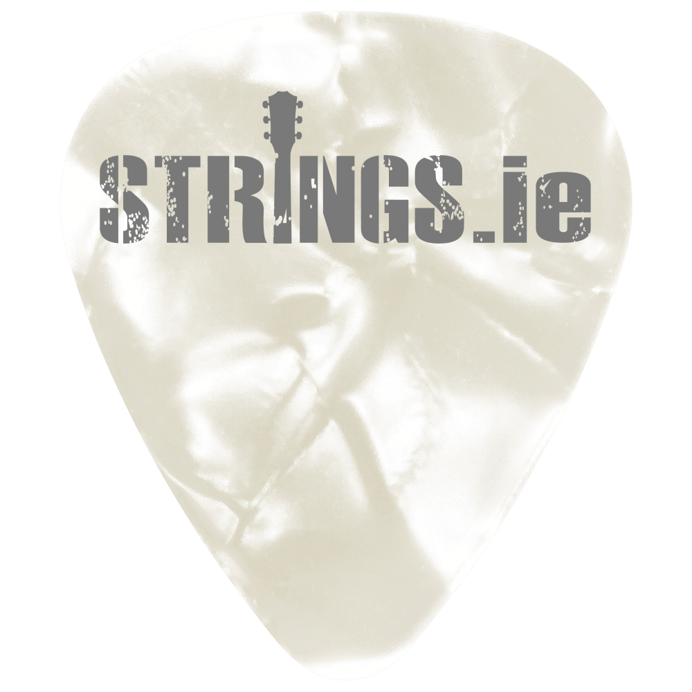 Strings.ie White Celluloid Plectrum 10-pack
Ireland