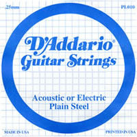D'addario Plain Ball End Single Strings