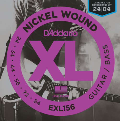 D'addario XL156 Baritone Electric Guitar Strings