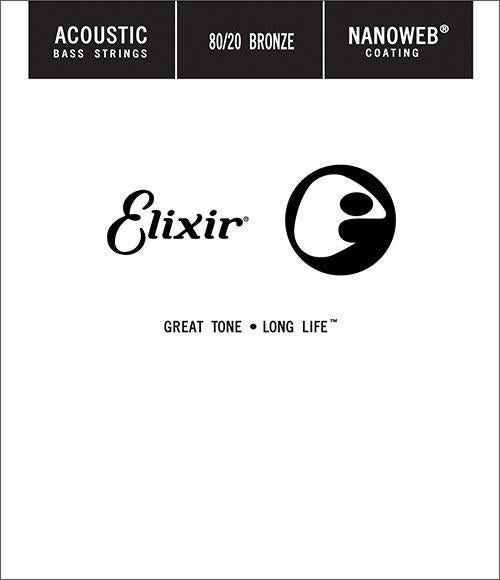 Elixir Nanoweb Bronze Wound Single Strings