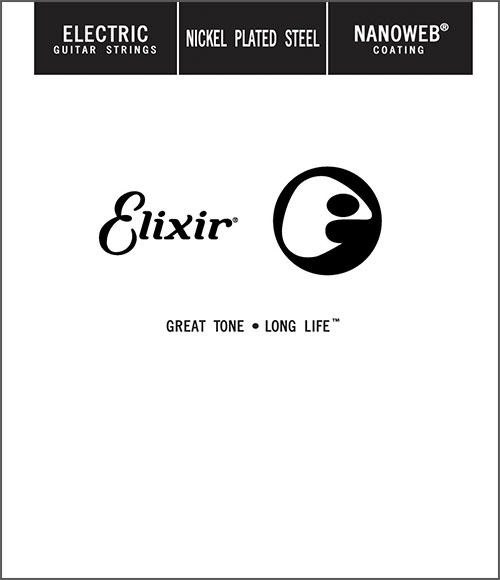 Elixir Nickel Wound Nanoweb Single Strings