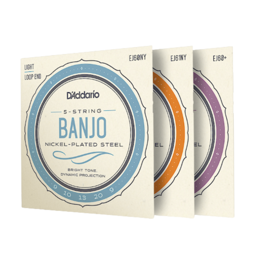 D'Addario Nickel Wound Banjo Strings Ireland