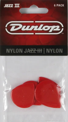 Dunlop Jazz III XL Nylon Red Plectrum