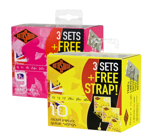 Rotosound Electrics 3 Pack With Free Strap
Ireland